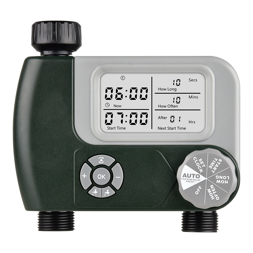 جهاز تحكم في الري للحدائق الخا - مراجعة Timer Dual Outlet وسعره